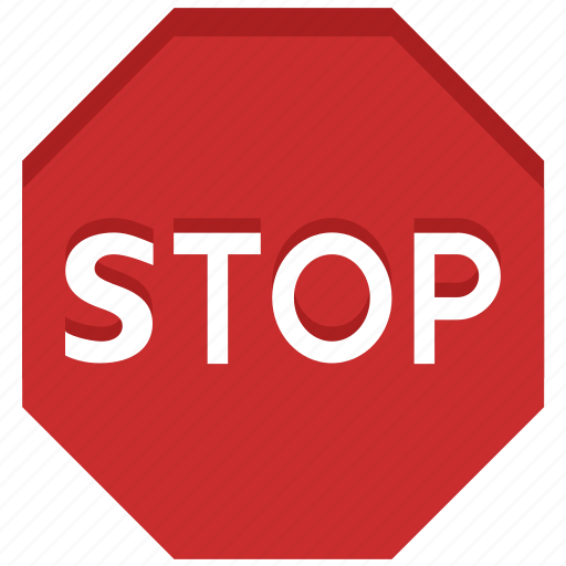 Stop, stop sign, terminate, cancel, close, exit, warning icon - Download on Iconfinder