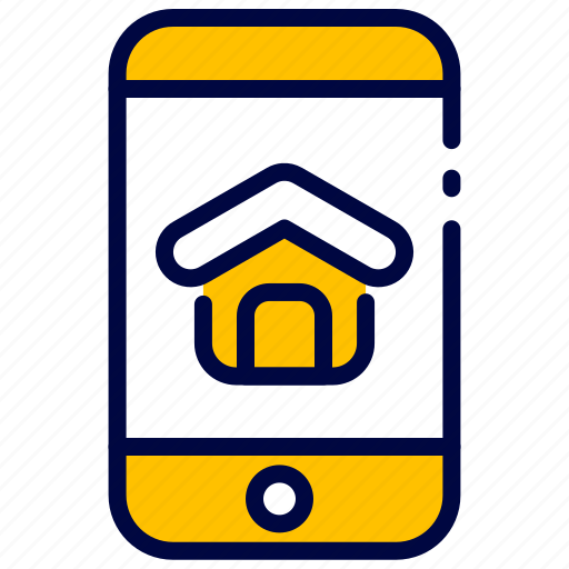 App, bukeicon, estate, house, mobile, real icon - Download on Iconfinder