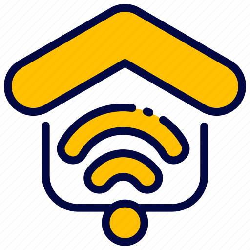 Bukeicon, house, internet, property, smart, wifi icon - Download on Iconfinder