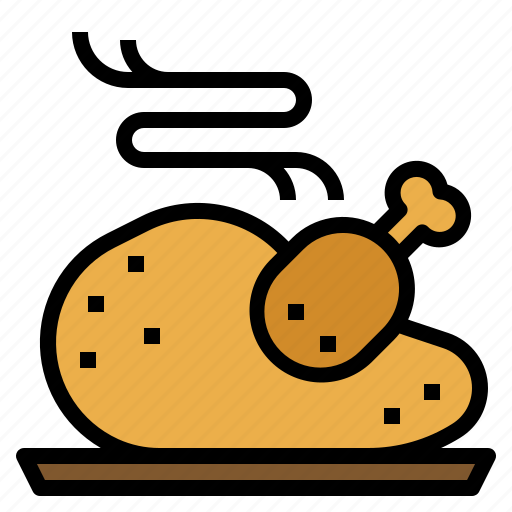 Chicken, food, restaurant, roast icon - Download on Iconfinder