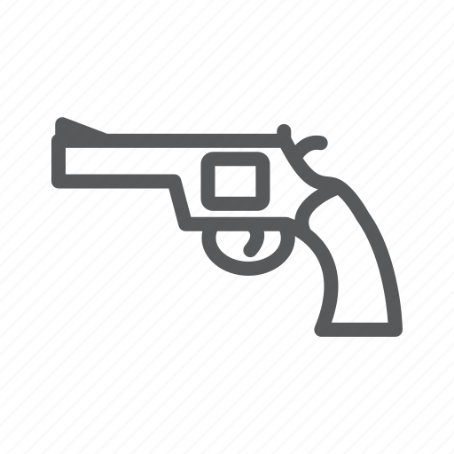Gun, handgun, revolver, shooting, weapon icon - Download on Iconfinder