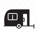 trailer, recreational vehicle, motorhome, trip