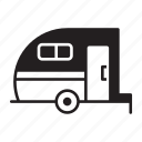 trailer, recreational vehicle, motorhome, trip