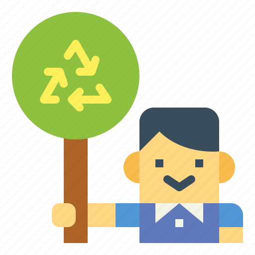 Hand, recycle, sign icon - Download on Iconfinder