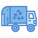 car, garbage, recycle, truck