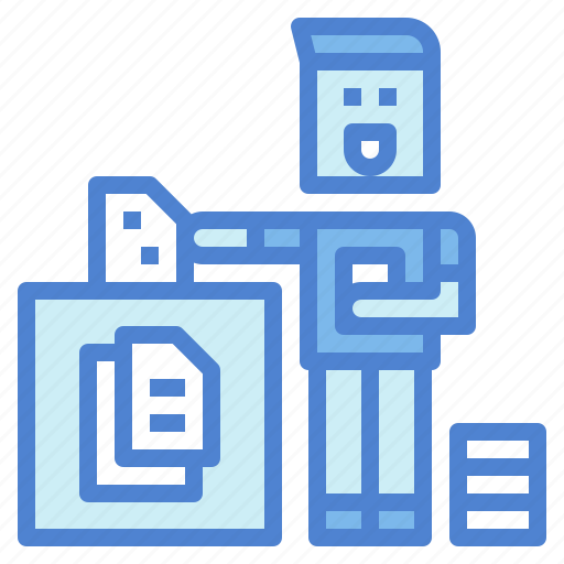 Litter, man, papers, trash icon - Download on Iconfinder