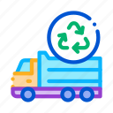ecology, environmental, factory, garbage, recycle, recycling, truck 