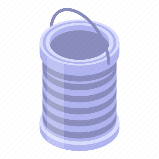Baby, bucket, business, cartoon, filter, isometric, metal icon - Download on Iconfinder