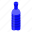 abstract, blue, bottle, cartoon, isometric, plastic, water 