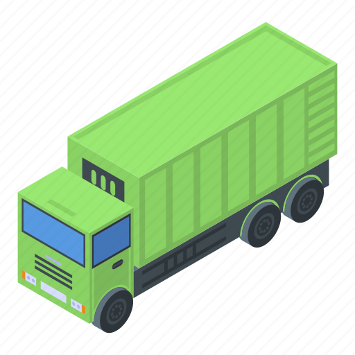 Car, cartoon, garbage, isometric, rubbish, silhouette, truck icon - Download on Iconfinder