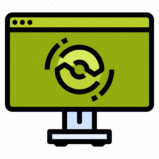 Computer, display, electronics, monitor, recycle, recycling icon - Download on Iconfinder