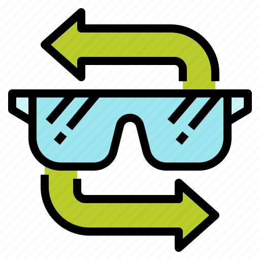 Fashion, glasses, goggle, recycle, recycling, sunglasses icon - Download on Iconfinder