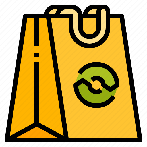 Bag, cardboard, recycle, recycling, reuse, shopping icon - Download on Iconfinder