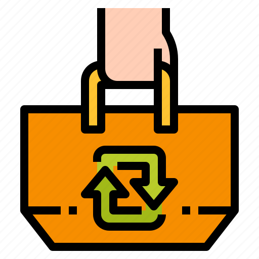 Bag, recycle, recycling, reuse, tote icon - Download on Iconfinder