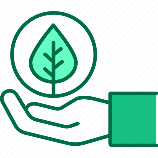 Hand, holding, plant icon - Download on Iconfinder