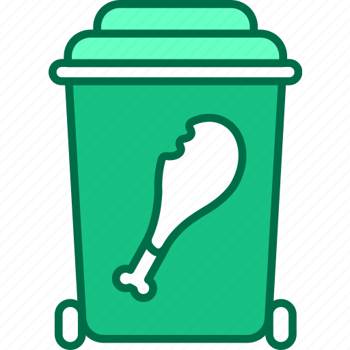 Trash, food, bin icon - Download on Iconfinder on Iconfinder
