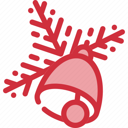 Bell, celebration, christmas, decoration, gift, tree, twig icon - Download on Iconfinder