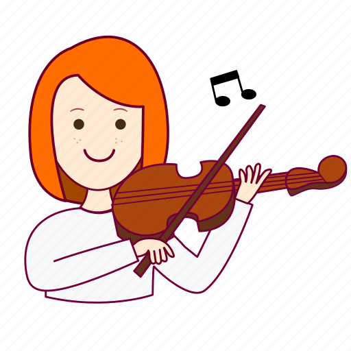 Emprego, job, mulher, musician, musicista, professions, redheaded woman icon - Download on Iconfinder