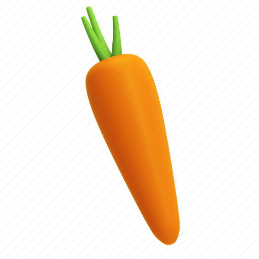 Carrot 3D illustration - Download on Iconfinder