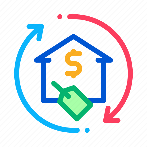 Credit, financing, home, mortgage, percentage, refinance, repeat icon - Download on Iconfinder