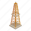 oil, tower, isometric 