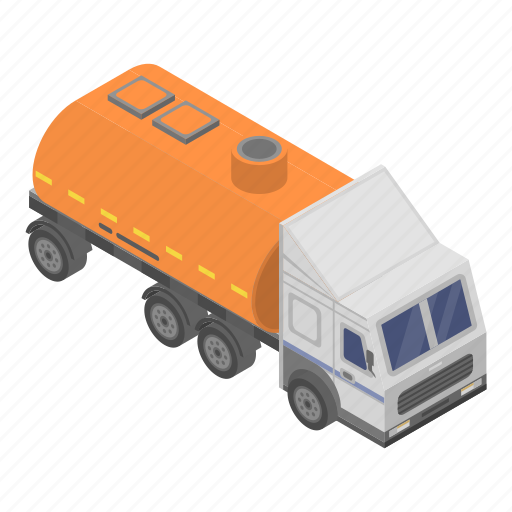 Business, car, cartoon, isometric, petrol, truck, water icon - Download on Iconfinder