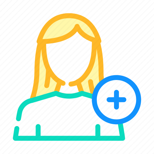 New, usel, female, registration, form, web icon - Download on Iconfinder