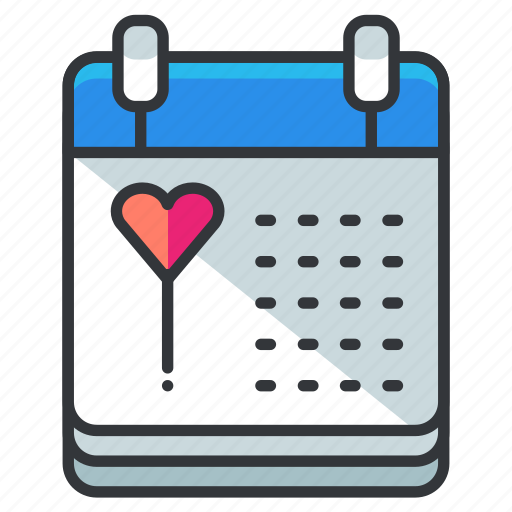 Appointment, calendar, heart, love, relationship icon - Download on Iconfinder