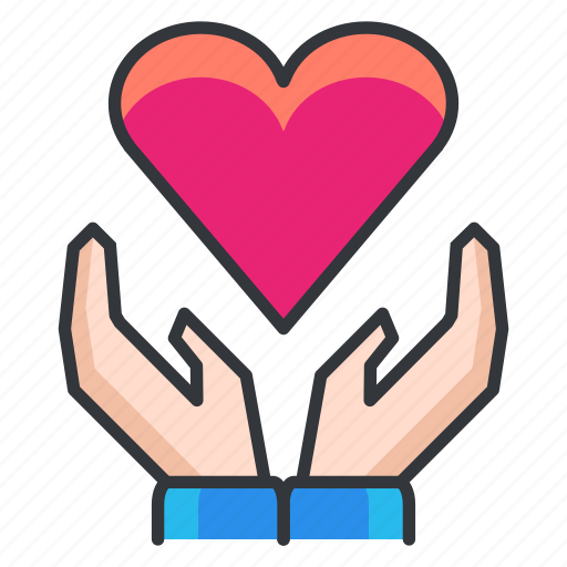 Care, hands, heart, love, relationship icon - Download on Iconfinder