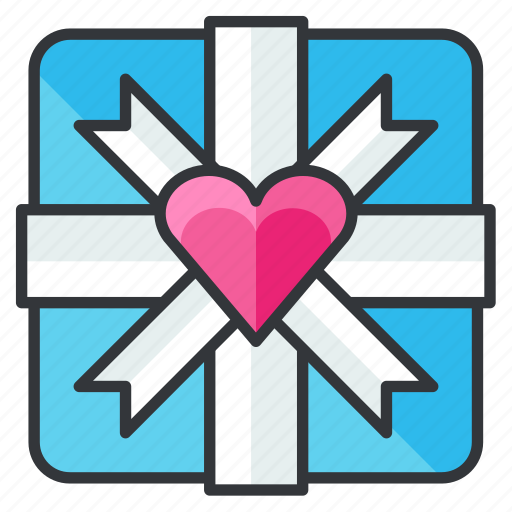 Box, gift, heart, love, present, relationship icon - Download on Iconfinder