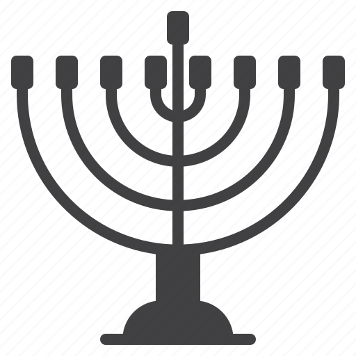 Hanukkah, holiday, judaism, menorah icon - Download on Iconfinder