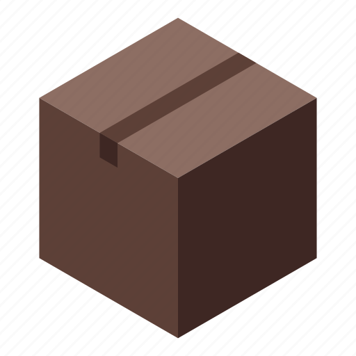 Box, business, cartoon, christmas, isometric, logo, parcel icon - Download on Iconfinder