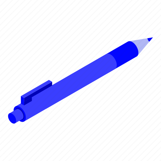 Blue, business, cartoon, isometric, pen, silhouette, water icon - Download on Iconfinder