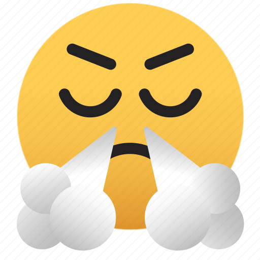 Emoji, mad, unhappy, eye, closed icon - Download on Iconfinder