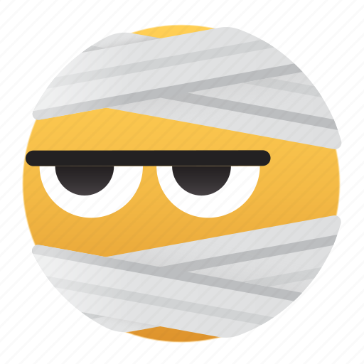 Emoji, mummy, head, frown icon - Download on Iconfinder