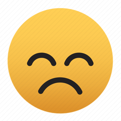 Emoji, sad, eyes, closed icon - Download on Iconfinder