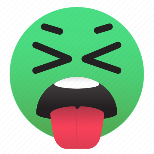 Emoji, sick, toungue, out icon - Download on Iconfinder