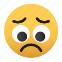 emoji, very, sad, emoticon