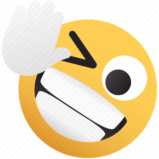 Emoji, wink, hello, smile, happy icon - Download on Iconfinder