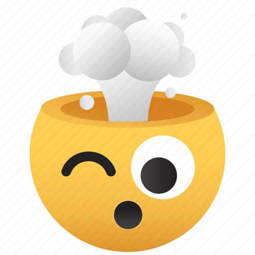 Emoji, exploding, head, wow icon - Download on Iconfinder