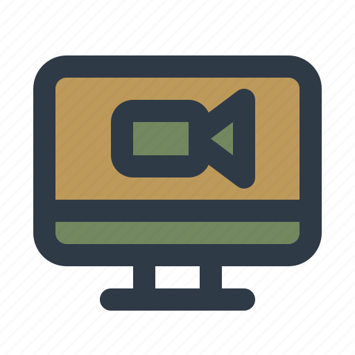 Video call, meeting, discussion, communication icon - Download on Iconfinder