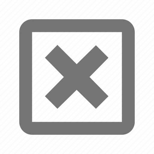 Remove, cancel, close, delete, discard, erase, square icon - Download on Iconfinder