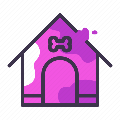 Doghouse, dog, home, house, outside, pet icon - Download on Iconfinder