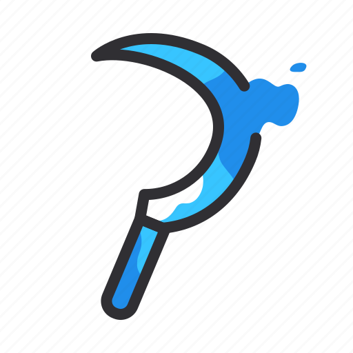 Sickle, equipment, harvest, scary, tool icon - Download on Iconfinder