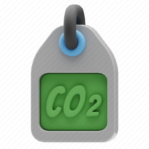 Carbon, dioxide, energy, renewable, ecology, electricity, green 3D illustration - Download on Iconfinder