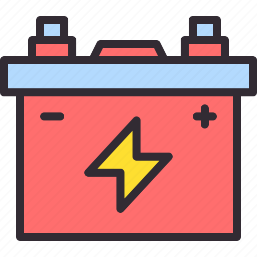 Accumulator, automotive, battery, energy, renewable icon - Download on Iconfinder