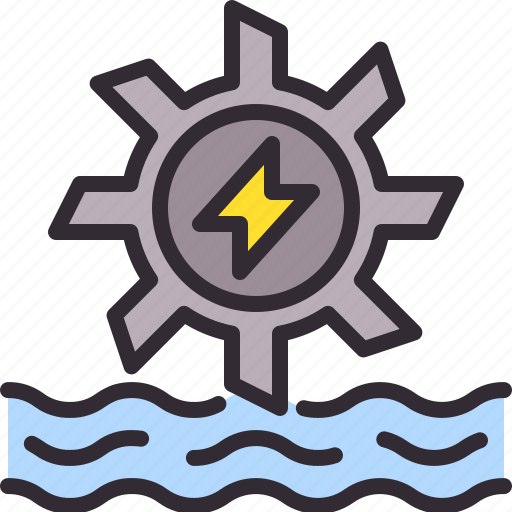 Electric, energy, hydro, power, water icon - Download on Iconfinder