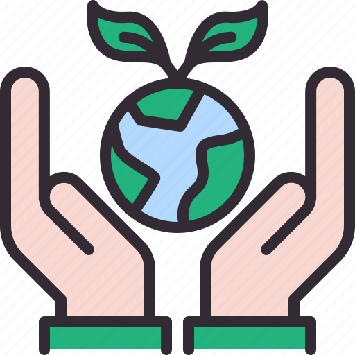 Ecology, hand, nature, save, world icon - Download on Iconfinder