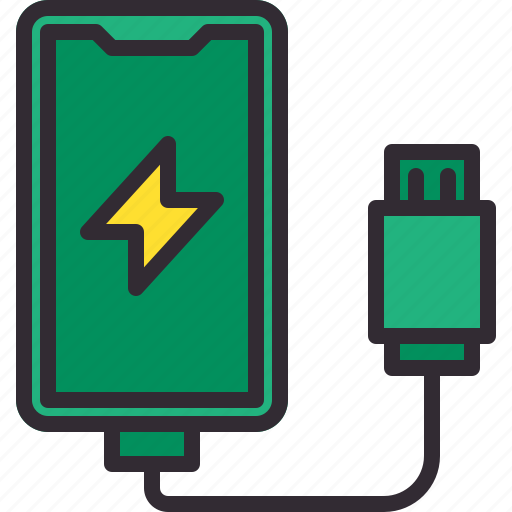 Charge, electric, energy, power, smartphone icon - Download on Iconfinder