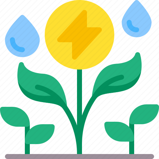 Electric, energy, environment, growth, plant icon - Download on Iconfinder